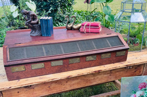 Antique Seed Packet Store Display