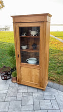 Load and play video in Gallery viewer, Antique Pine Display Cabinet
