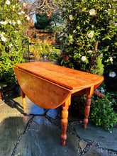 Load image into Gallery viewer, Antique Pine Drop Leaf Table
