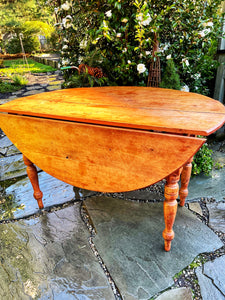 Antique Pine Drop Leaf Table
